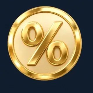 Gold percent coin — CuntSpin