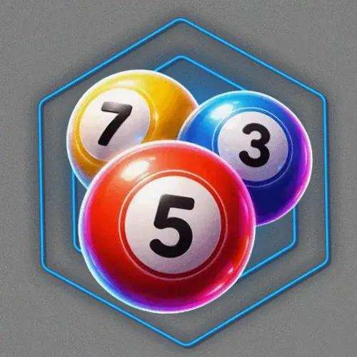 Numbered bingo balls