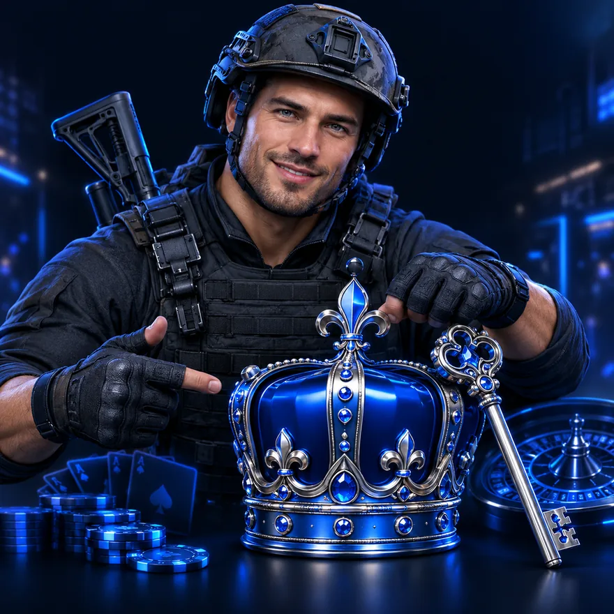 Royal crown and key — CuntSpin