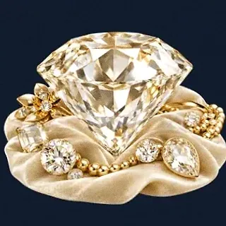 Faceted diamond gemstone — CuntSpin