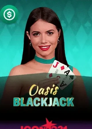 Oasis Blackjack live game cover